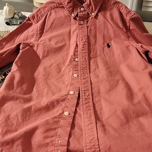 Excellent preowned condition.Youth boys long sleeve button down Ralph Lauren Pol